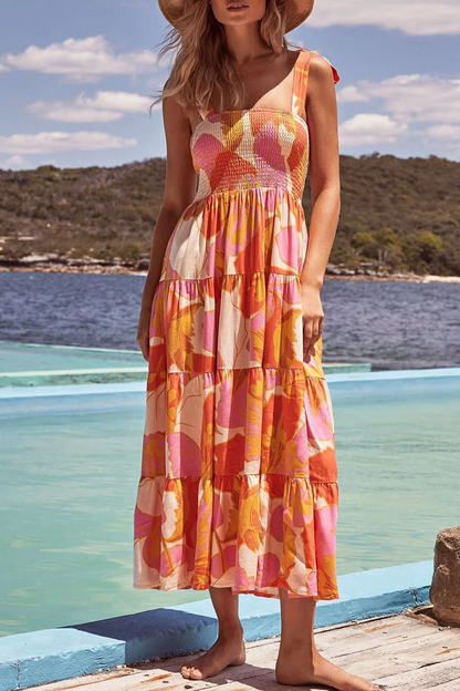 Robe à fines bretelles et pois sur Fashion Street