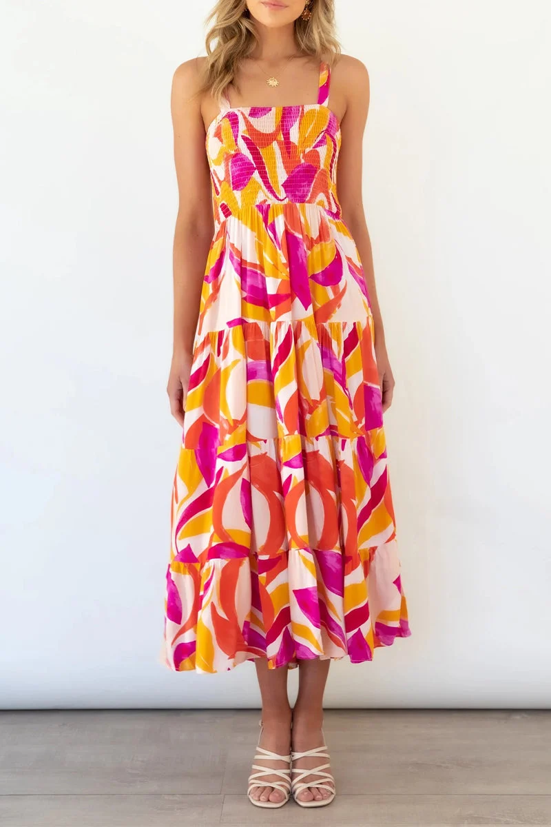 Robe à fines bretelles et pois sur Fashion Street
