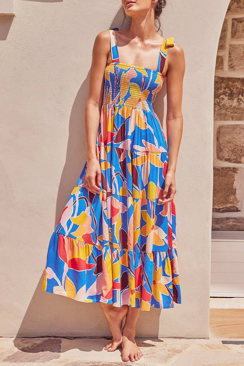 Robe à fines bretelles et pois sur Fashion Street