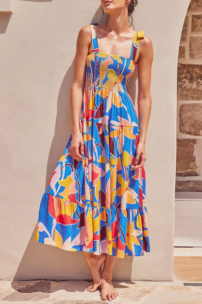 Robe à fines bretelles et pois sur Fashion Street