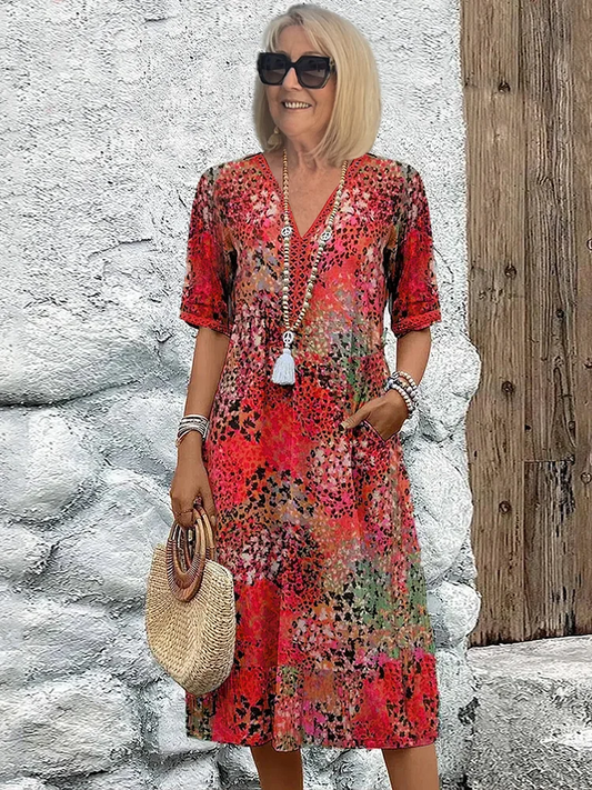 Florence robe midi vivante