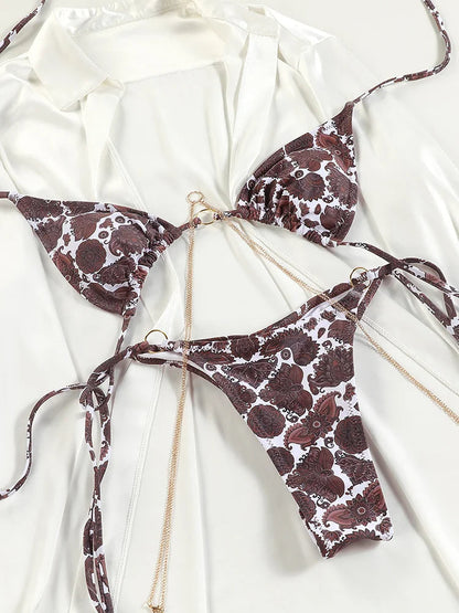 SoSoof - Bikini brésilien avec chaîne
