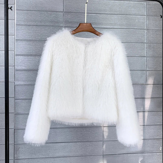 Harietta - Chic Fluffy Jacket
