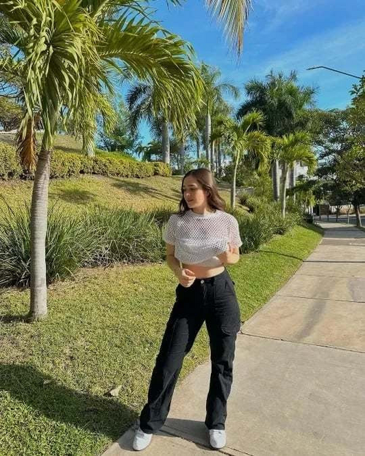 Dalla - Pantalon cargo ajustable