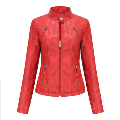 Adelija - veste en cuir stylée