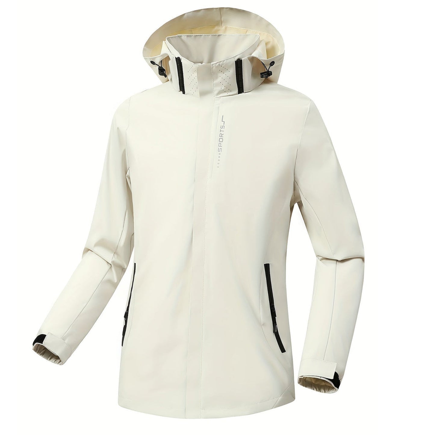Femke | Veste de sport à capuche pour femme, coupe-vent et imperméable