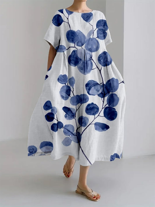 Robe décontractée à imprimé floral