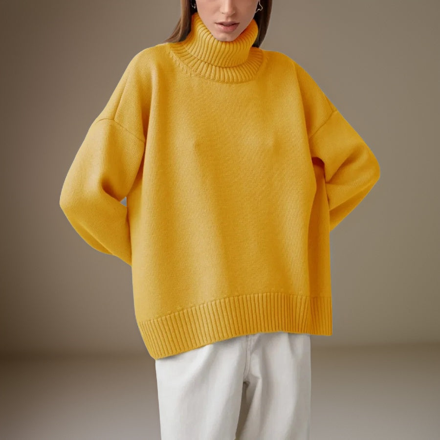 Danissa Pull à col roulé en tricot