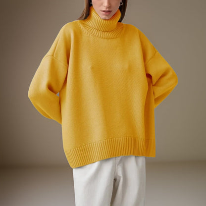 Danissa Pull à col roulé en tricot