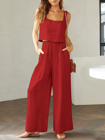 Katrien | Ensemble pantalon large