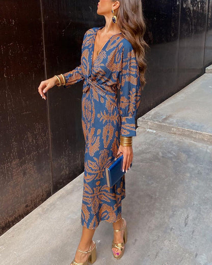 Robe élégante imprimée