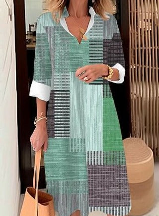 Amy - Élégante robe à manches longues