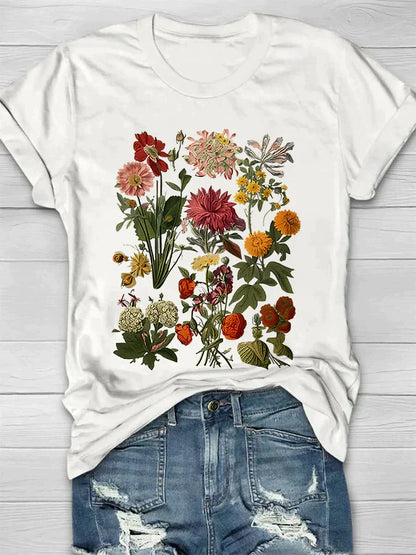 Yana | Vintage Floral T-shirt Retro Style for Casual Chic