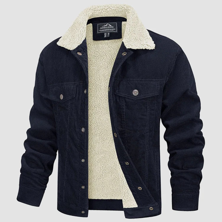 Peter - veste en velours côtelé pour hommes