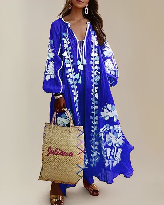 Lovia - Robe rétro boho ample