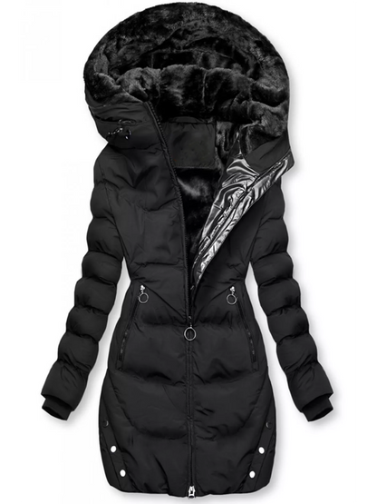 Casey - manteau d'hiver matelassé avec doublure en peluche