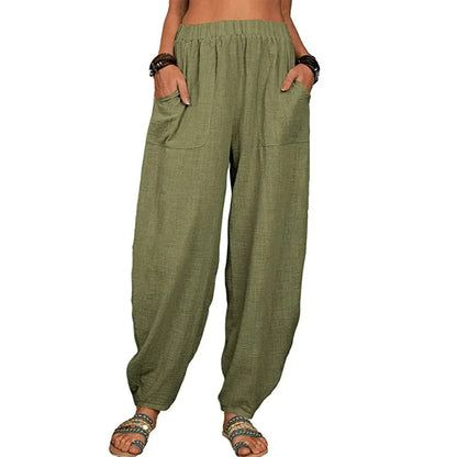 Clémence - Pantalon en lin Airy