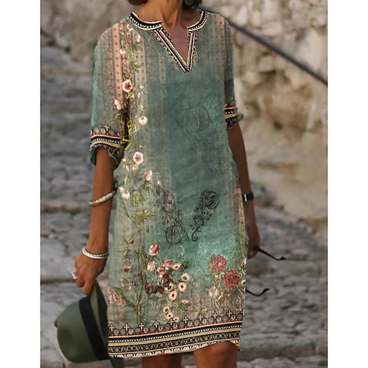 Robe d'été stylée à l'élégance moderne