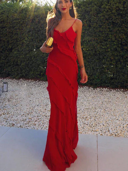 Camilla | robe élégante à volants