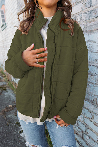 Veste polaire doublée avec capucins pour femmes