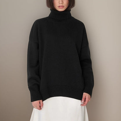 Danissa Pull à col roulé en tricot
