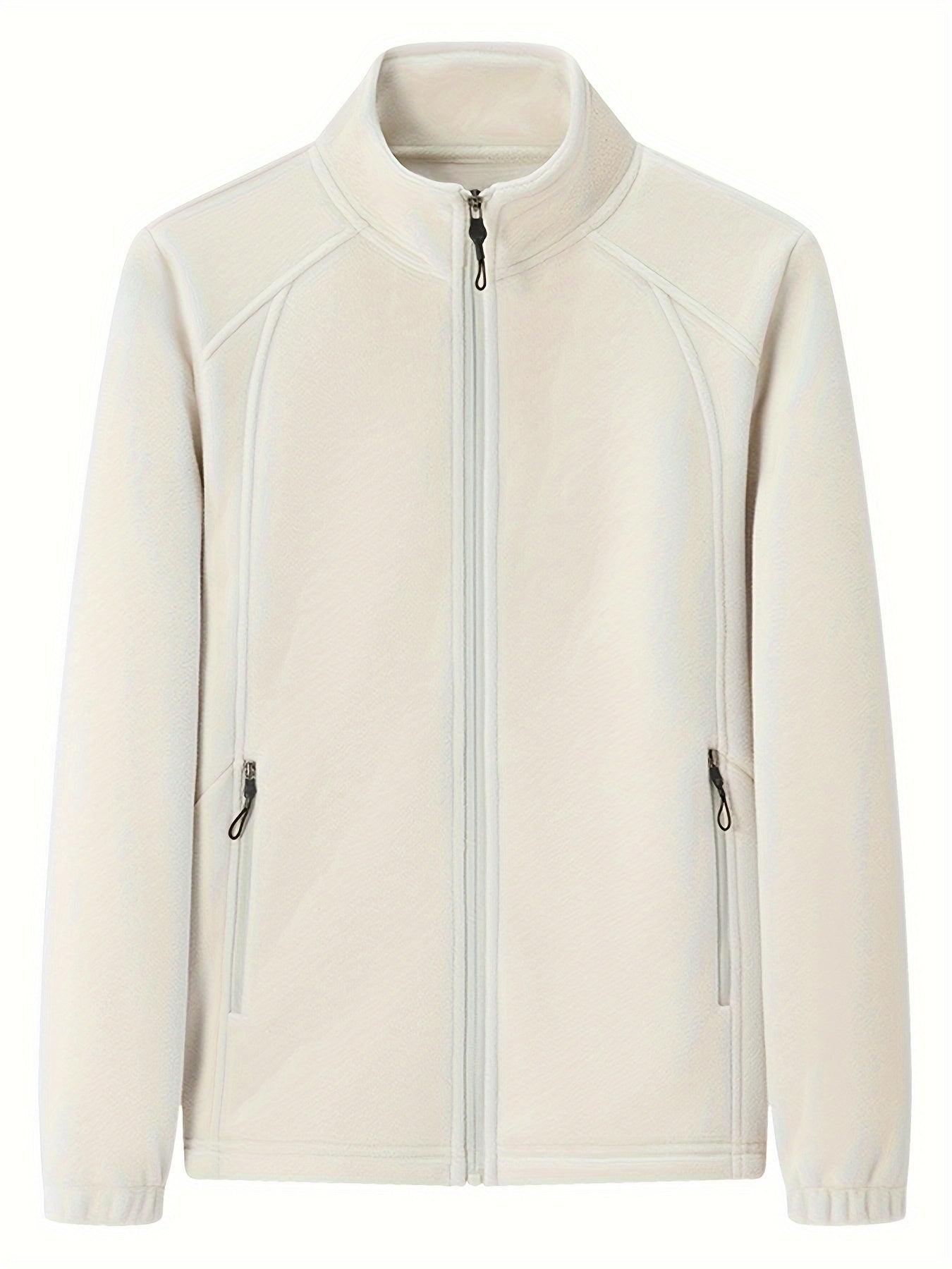 Fenna | Veste d'extérieur en peluche avec col montant et manches longues