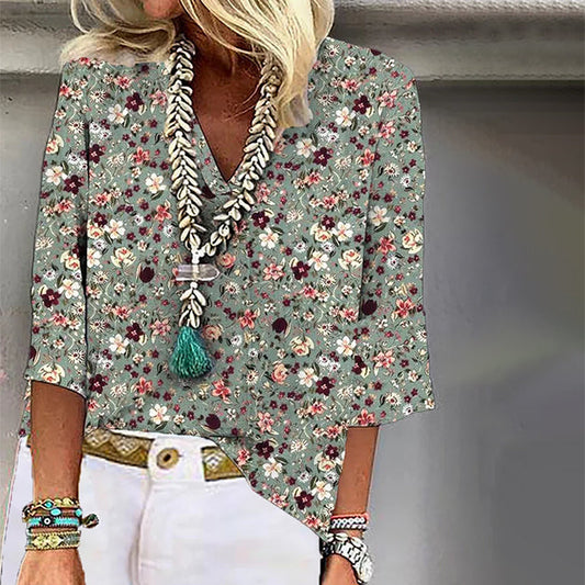 LANE | Blouse élégante à imprimé floral