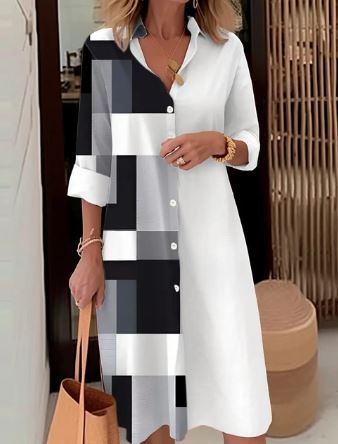 Anna - Robe chemise élégante