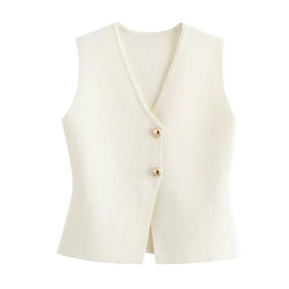 Cardigan avec boutons dorés