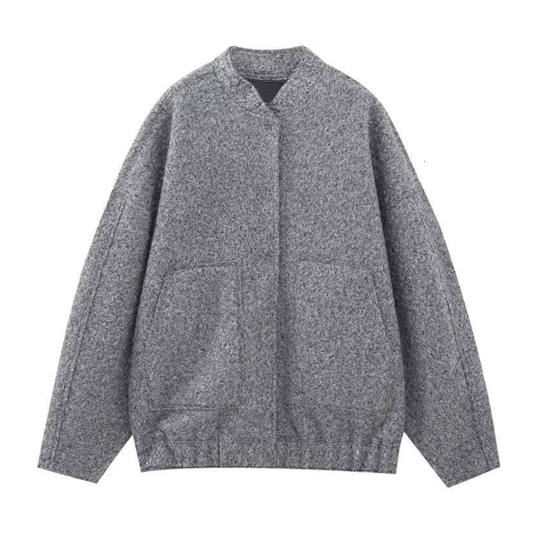 Florence Loose Bomber Jacket | Casual & Stylish