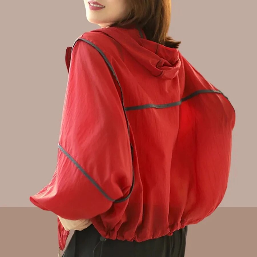 Danya - Veste d'été à capuche aérée