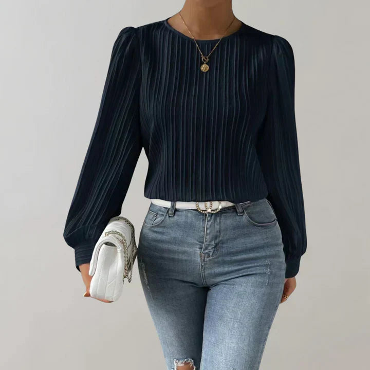 Uma | Blouse plissée élégante