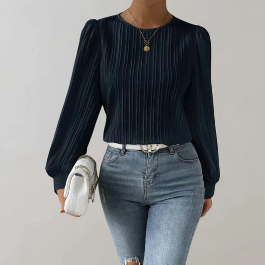 Uma | Blouse plissée élégante