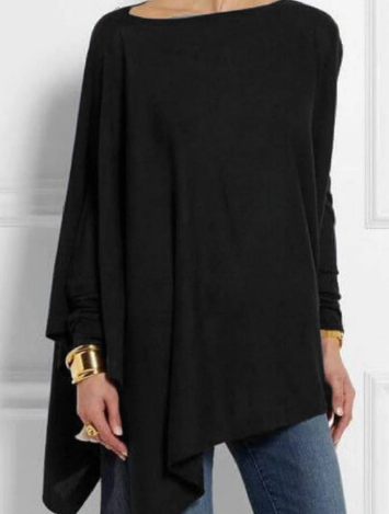 Mery | Poncho mode avec asymétrie