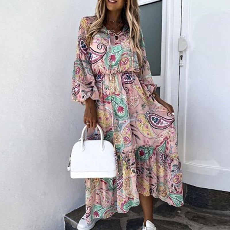 Robe longue boho "Deane