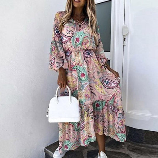 Robe longue boho "Deane