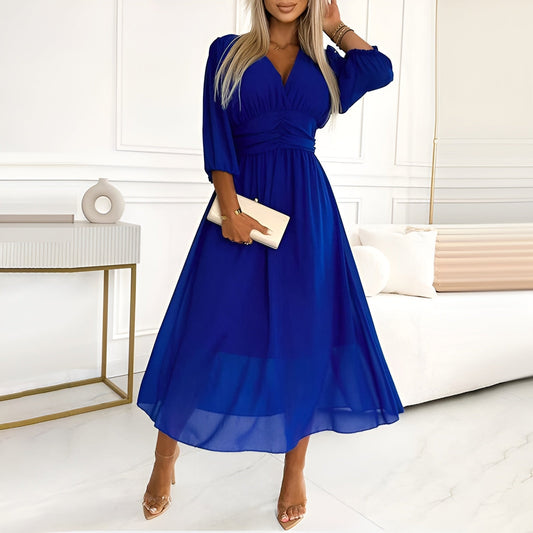 Robe en mousseline de soie légère