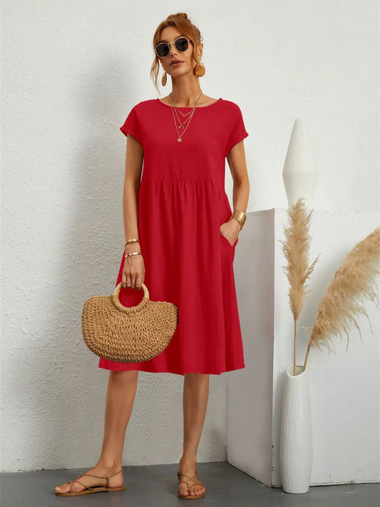 Robe décontractée avec poches