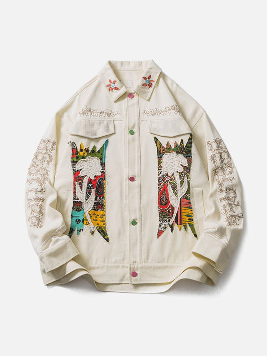 Gertrude | Veste florale pour femme de style urbain