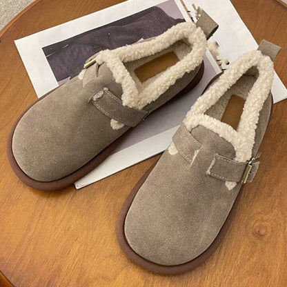 Mikaela Leather Slippers | Warm & Trendy