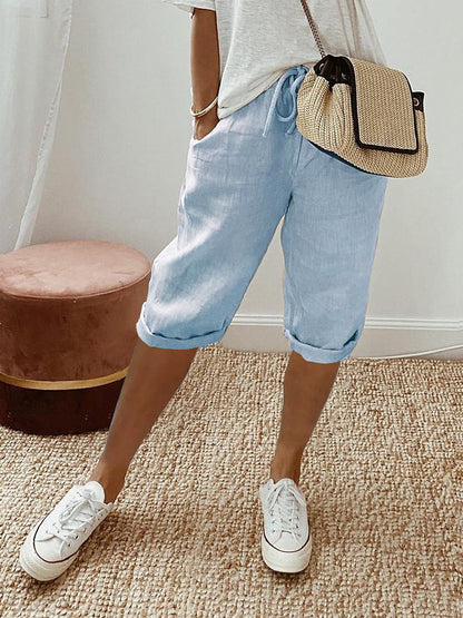 Pantalons en coton pour femmes