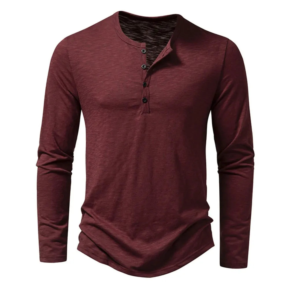 Yannick Bloes | Chemisier Henley pour hommes