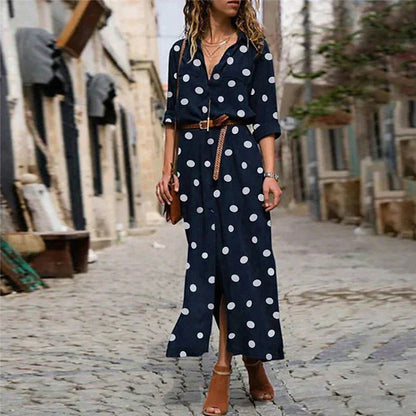 Freja - Robe mode à pois