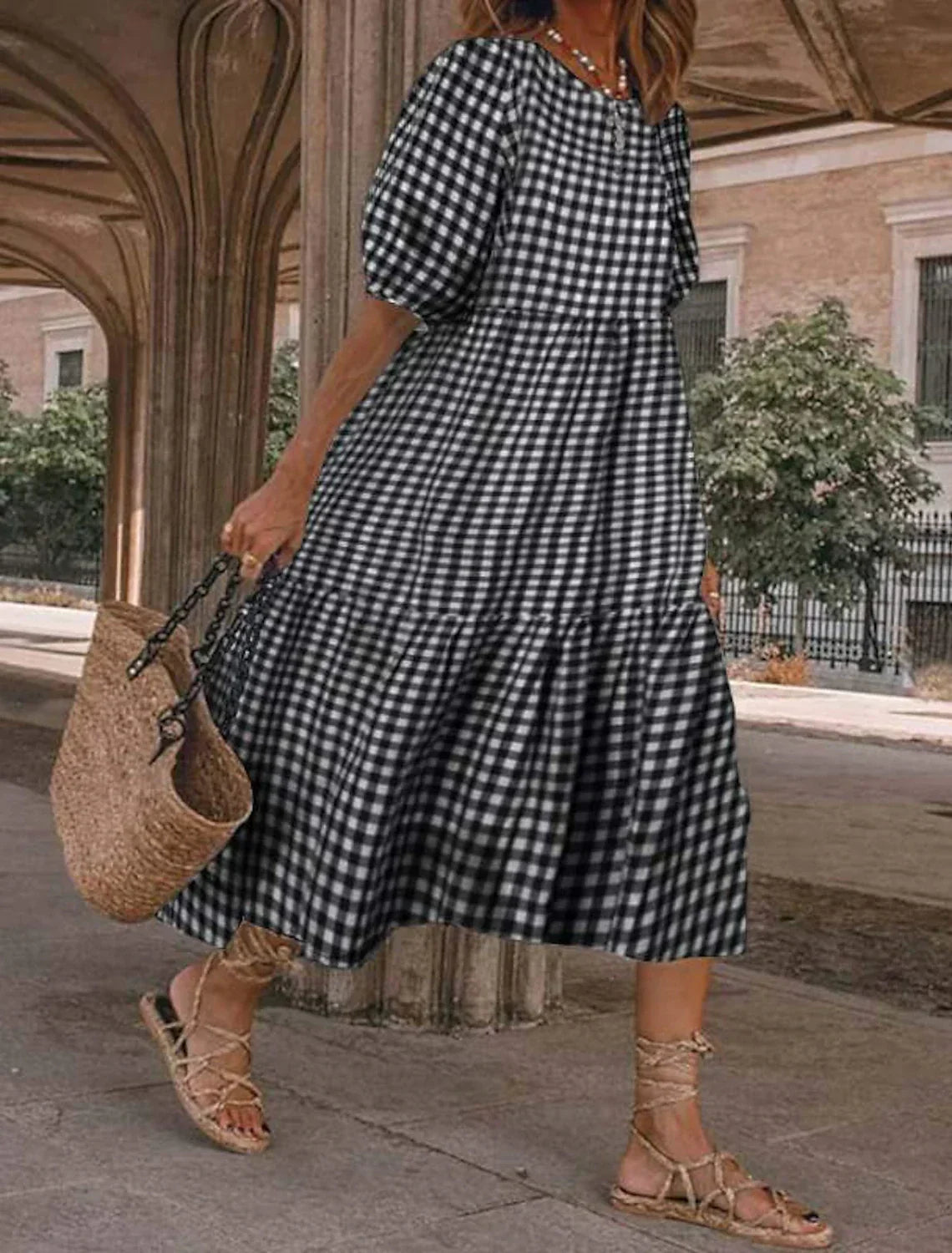 Lattisha - Robe décontractée pour femme