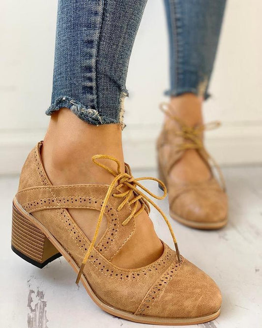 Elara - Bottes à talons vintage pour femmes