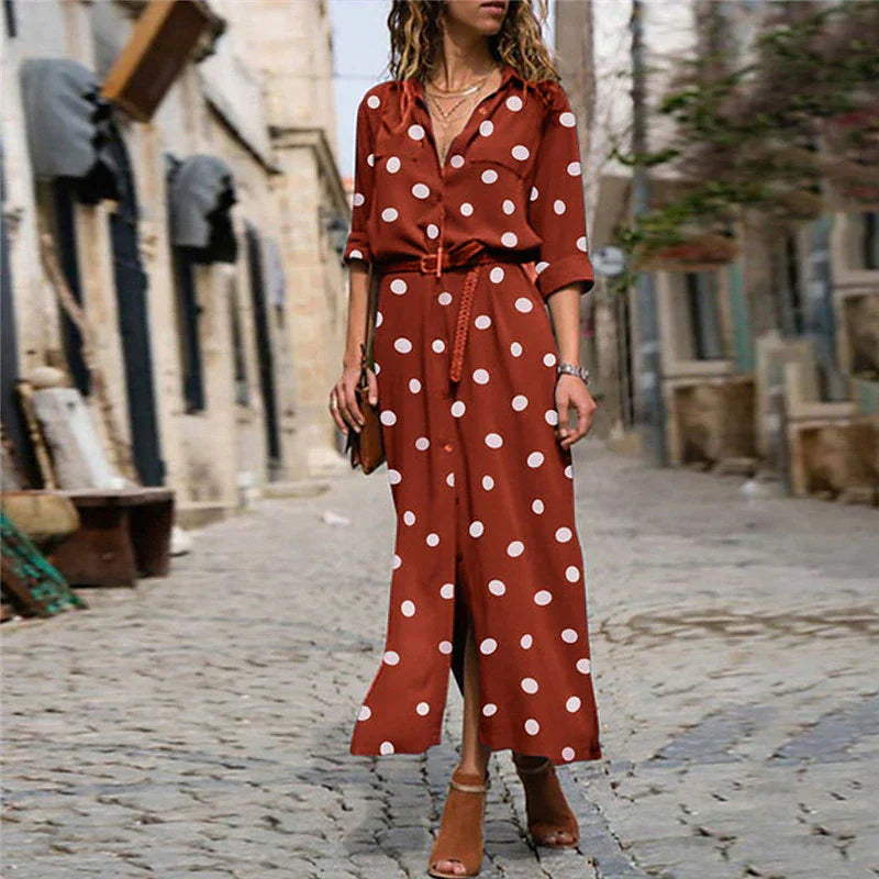 Freja - Robe mode à pois