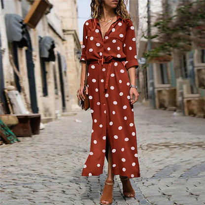 Freja - Robe mode à pois