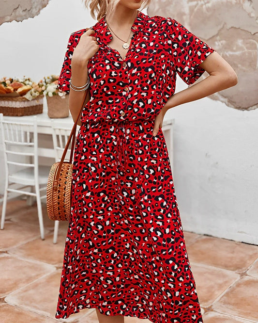 - Robe imprimée colorée
