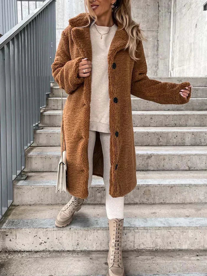 Manteau Teddy Daniella | Long et chaud