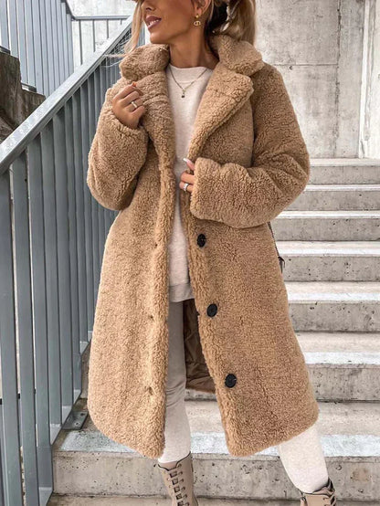 Manteau Teddy Daniella | Long et chaud